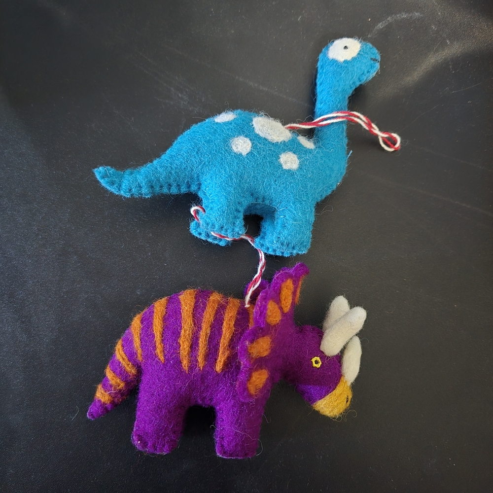 Colorful Dinosaur Plush Toy Set